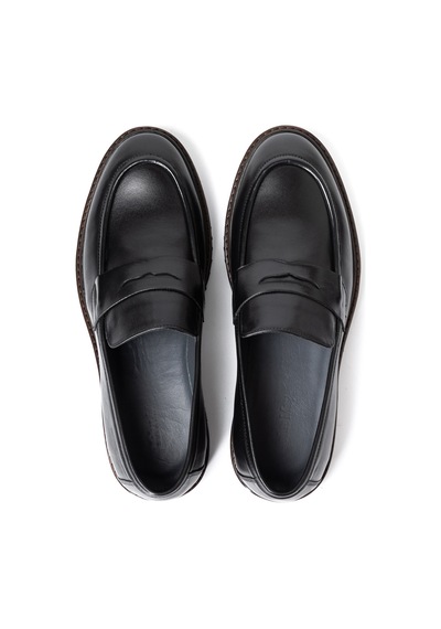 Black Bambi Klasik Ayakkabı Erkek Ka-26y-c4650 John May Casual Shoe Siyah