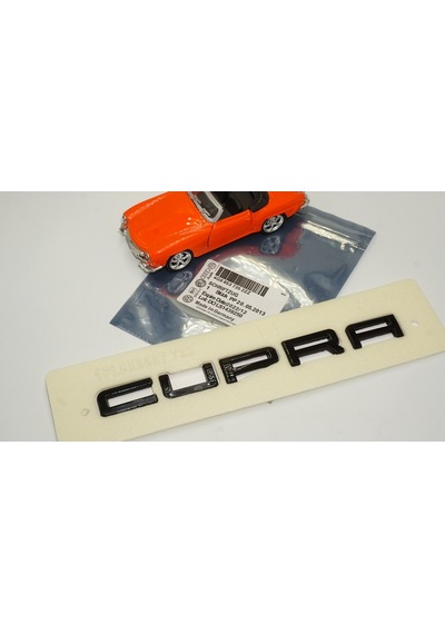 Seat Leon Cupra Bagaj Parlak Siyah Abs 3M 3D Yazı Logo Amblem