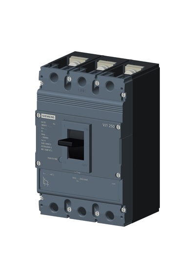 Siemens Sinoplus 3vj1220-3da32-0aa0 Termik Manyetik Şalter 3 Kutuplu 200a 25ka Ftfm Sabit Termik Sabit Manyetik Açma Üniteli