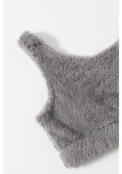 Merry See Kolsuz Askılı Peluş Polar Alt Üst Şortlu Pijama Takımı 001