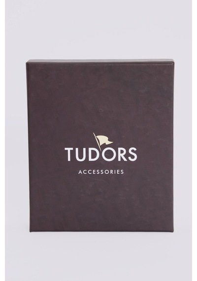 Tudors Kahverengi Dokulu Kart Para Bölmeli Erkek Cüzdan-52852