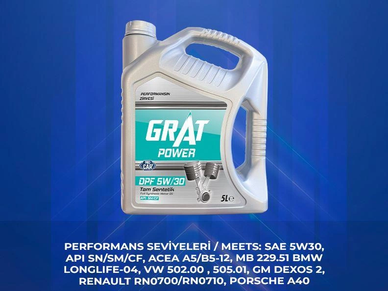 Motor Yağı Partiküllü 5-lt 5w30 C3 Sn/sm/cf