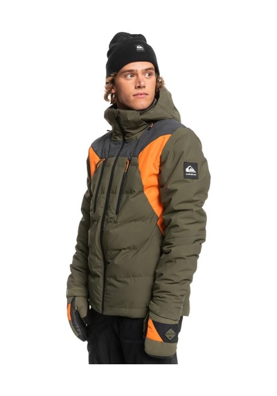 Quiksilver The Edge Jk Erkek Snowboard Ceket Yeşil