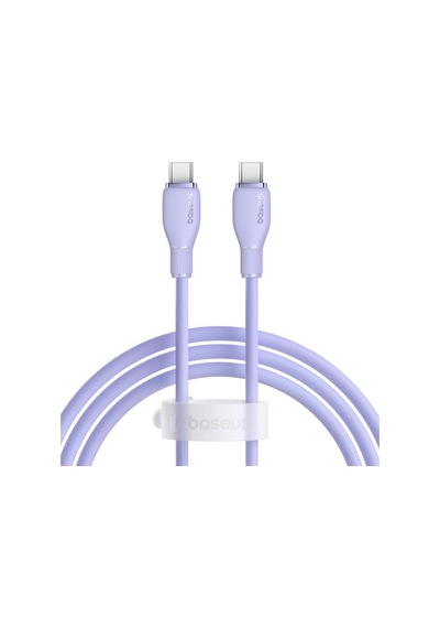 Hızlı Şarj Özellikli Type-c To Type-c Kablo 100w 1.2 Metre Mor