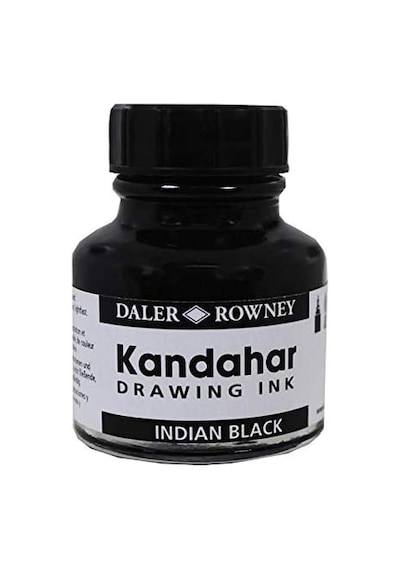 Daler Rowney Kandahar Çizim Mürekkebi - Siyah - 28 Genel