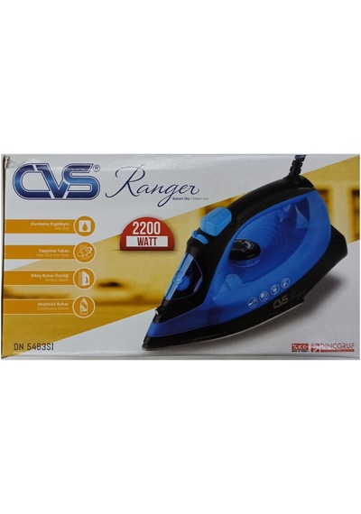 Cvs Mavi Ranger Buharlı Ütü 2200 W Dn 5463sı Yapışmaz Taban Özell