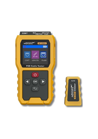 Noyafa Nf-8504 Poe Kablo Test Cihazı 2.4 İnç Lcd Ekranlı