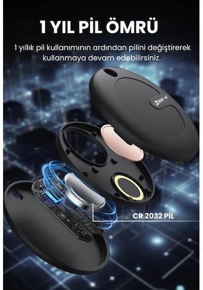 Akıllı Takip Cihazı Tag Akıllı Apple Uyumlu AirTag Telefondan İzlenebilir Tekli Paket