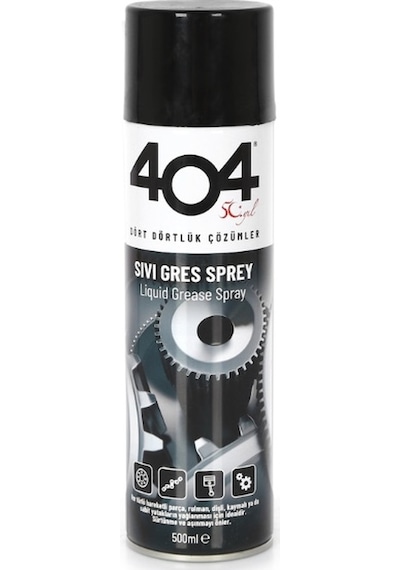 404 Zincir Yağlama Sprey Sıvı Gres 400 ML