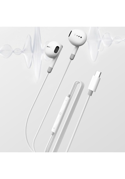 Amazingthing 3.5mm Kulak İçi Kablolu Kulaklık 1.2m Beyaz
