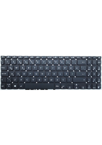 Asus Uyumlu R524, S509, D515 Notebook Klavye -siyah-