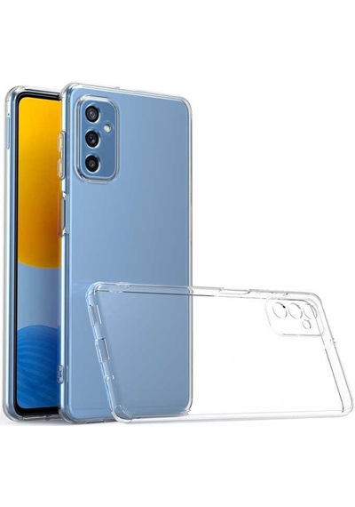 Rba Aksesuar Galaxy Uyumlu M52 Kılıf Rba Kamera Korumalı Süper Silikon Kapak - Renksiz Çok Renkli