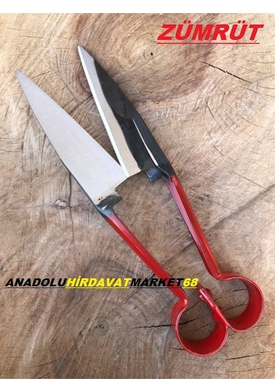 Zümrüt Yün Kesme Makası El Yapımı Makas Koyun Kırpma Makası