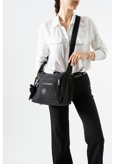 Baginn Klinkır Hafif Yağmur Geçirmez Kadın Postacı Çanta Çok Cepli 30 20 Cm Omuz Çantası 571 Collection Siyah