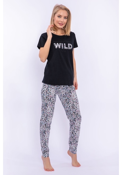 Pierre Cardin Wild Siyah Kadın Slim Fit Takım 5274-29052 Siyah