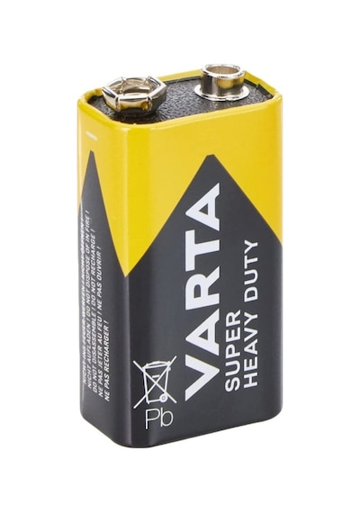 VARTA SUPERLIFE ÇİNKO 9 VOLT PİL 12Lİ PAKET