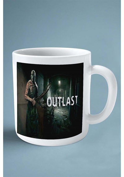 Outlast Oyun Baskılı Kupa Bardak Çift Taraflı Baskı Kişiye Özel Model 1 Çok Renkli