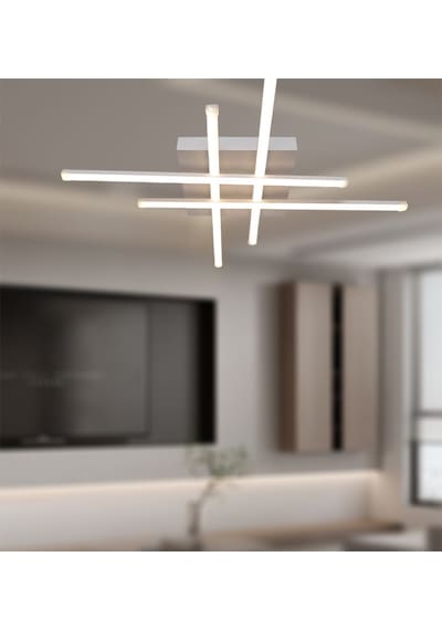 TT036-BY TT Aydınlatma Hashtag Modeli Mat Beyaz (Beyaz Işık) Led Avize Beyaz