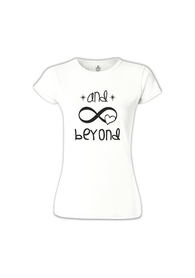 And Beyond Beyaz Kadın Tshirt 001