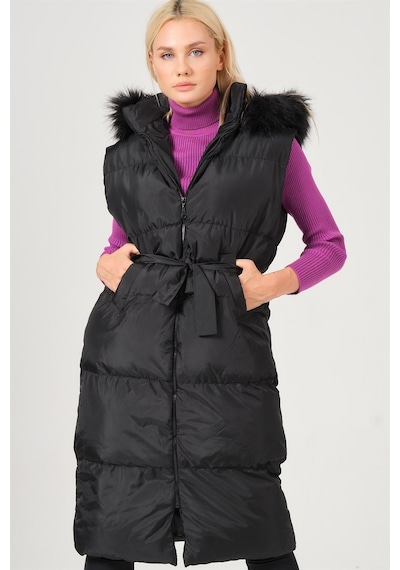 Dewberry Bayan Yelek Z6744 Siyah