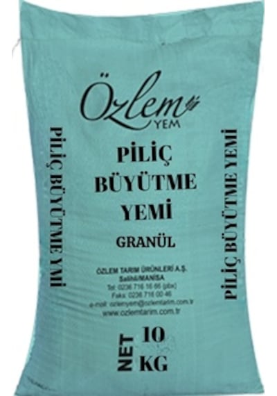 Özlem Yem Piliç Büyütme Yemi Granül 10 Kg