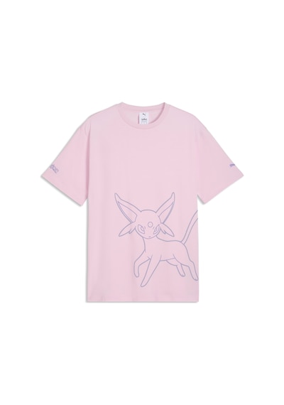 Puma X Pokémon Graphıc Geniş Kesim Tişört 634914 70 Pembe