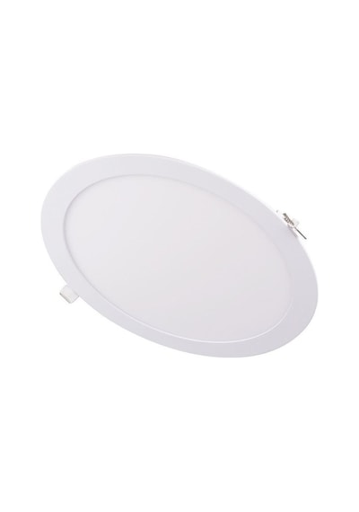 Ack-ap01-01230 12 W Led Panel Beyaz Işık 6500k Beyaz Kasa Yuvarlak Sıva Altı Beyaz