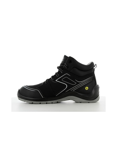 Safety Jogger FLOW Mid S3 ESD SRC İş Güvenlik Botu Siyah