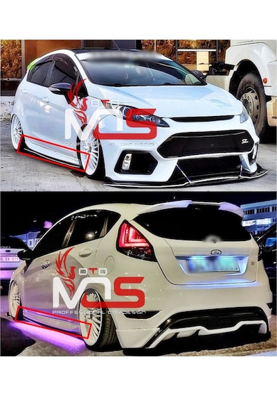 Ford Fiesta Aero Marşpiyel Takım Fiberglass Boyasız