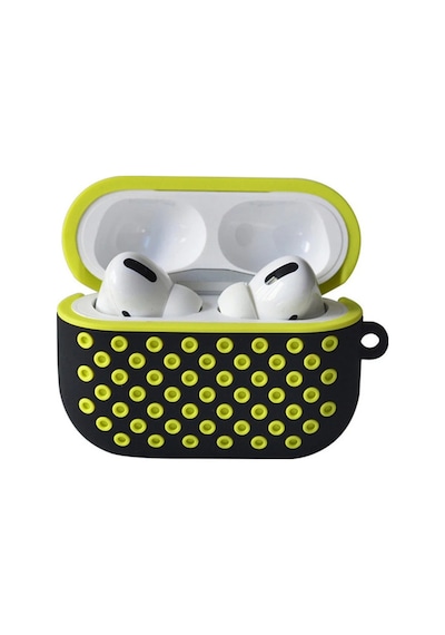 Newface Airpods Uyumlu Pro 2 2.nesil Spor Delikli Kılıf Flzdgnkr - 16 - Siyah-sarı