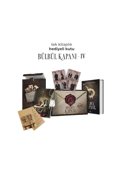 Bülbül Kapanı 4 Tekli Hediyeli Ciltli Kutu