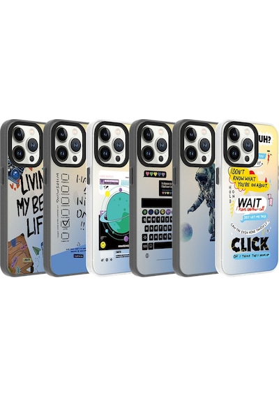 Apple Uyumlu iPhone 13 Pro Max Uyumlu Desenli Zore Dragon Sert Kılıf-klavye Klavye -
