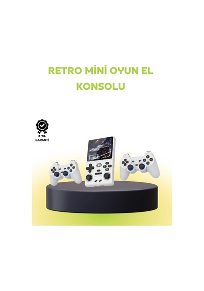 Geniş Ekranlı Taşınabilir Retro Oyun Konsolu