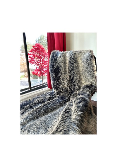 Tsc Lacivert Brisa , Peluş Kumaş 50x150 Cm Yumuşak, Uzun Tüylü, Tekstil, Dekoratif Lacivert Lacivert