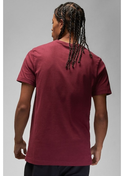 Nike Air Jordan Jumpman Ss Crew Mens Erkek Günlük Tişört Bordo