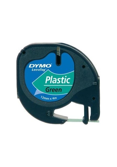 Dymo Letratag Plastik  Şerit 12 Mm X 4 Metre Yeşil