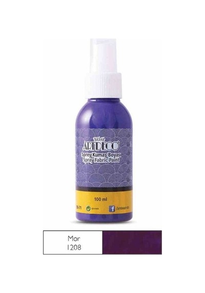 Artdeco Sprey Kumaş Boyası Mor 1208 100 Ml