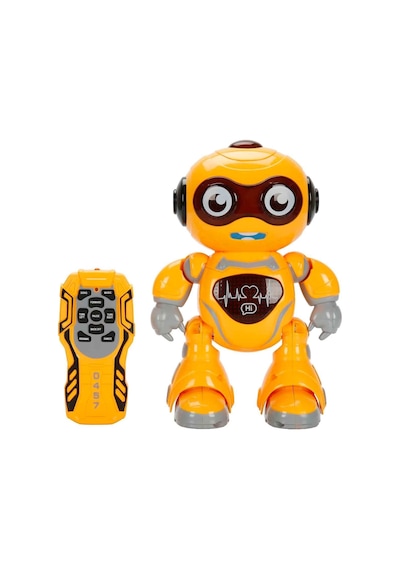 Sesli Ve Işıklı Uzaktan Kumandalı Dans Eden Sevimli Robot 45510 Turuncu Robot