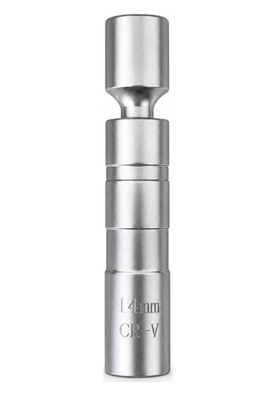 Unıversal 3/8 On İki Köşe Mafsallı Buji Lokması 14 Mm