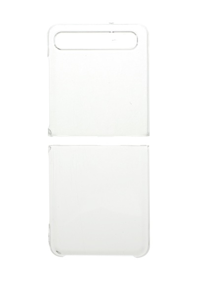 Samsung Galaxy Uyumlu Z Flip İçin Clear Pc Sert Kılıf Cep Telefonu Kılıfı