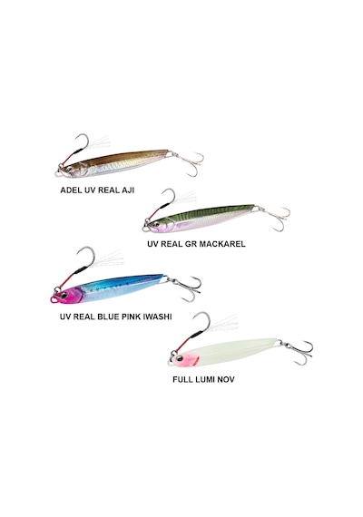 Daiwa Samurai 40 Gram Jig Uv Real Blue Pink İwashi Rengi