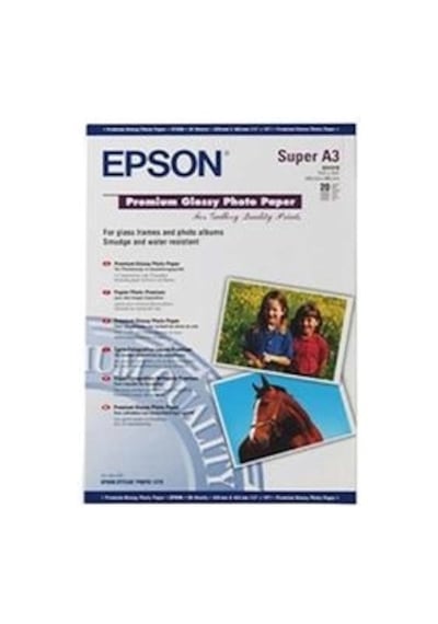 Epson A3+ 250gram 20'li Premium Glossy Fotoğraf Kağıdı S041316 Kdo