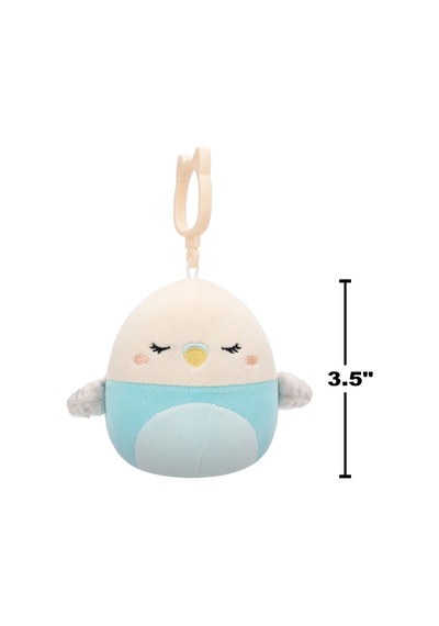 Squishmallows Muhabbet Kuşu Tycho 9 Cm Klipsli Cp00332 Çok Renkli