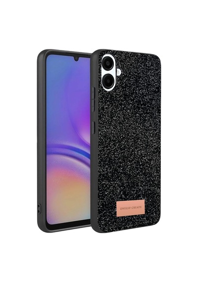 Onegif Samsung Galaxy A07 4g Bright Simli Kapak - Siyah 0.2M-Çok Renkli