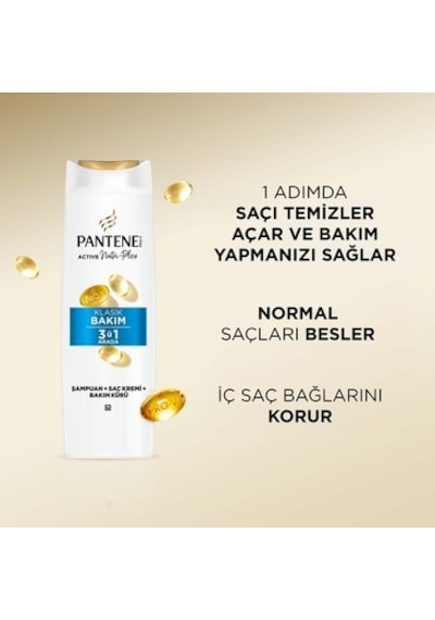 Temel Bakım 3'ü 1 Arada Şampuan 400 Ml Normal