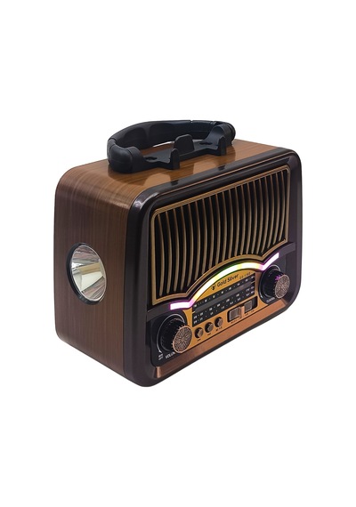 Gold Silver Gs-1360 Nostaljik Tasarım Bluetooth Radyo Yedek Pili