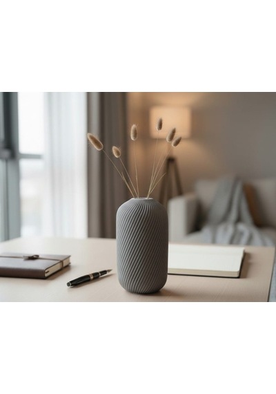 Minimal Dekoratif Vazo 3d Baskı Modern Masaüstü Çiçeklik Çok Renkli