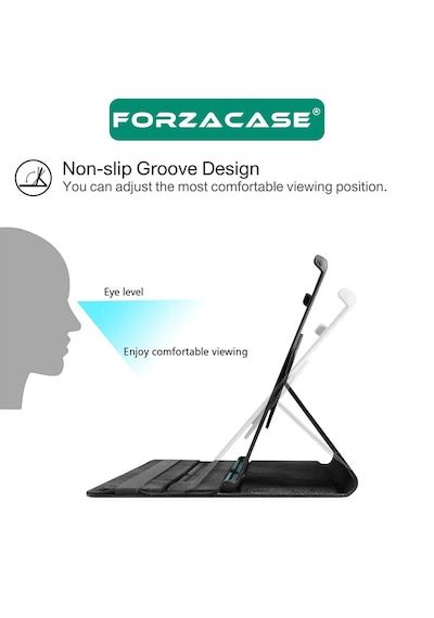 Forzacase Lenovo Tab M9 Tb310fu İle  360 Derece Döner Standlı Kılıf - Fc012 Arka Kapak