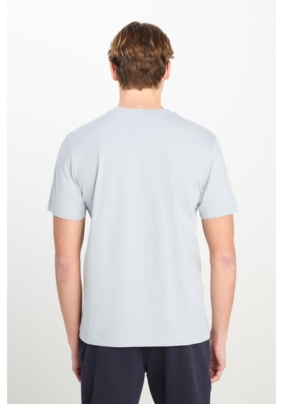 Lee Bisiklet Yaka T-shirt L60ufq475 Concrete Gray