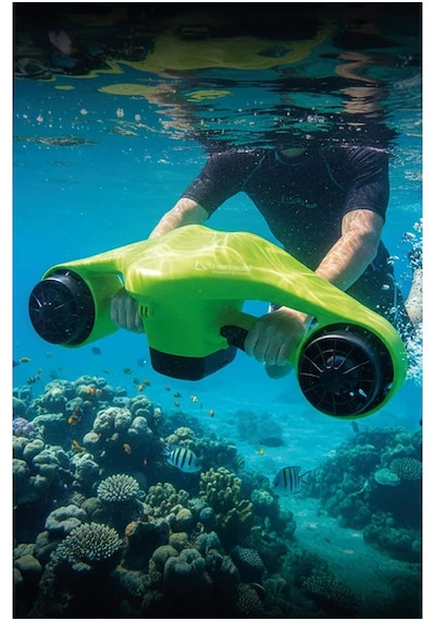 Triathlon T-249 Elektrikli Deniz Scooter 1200w Çift Motor Yeşil
